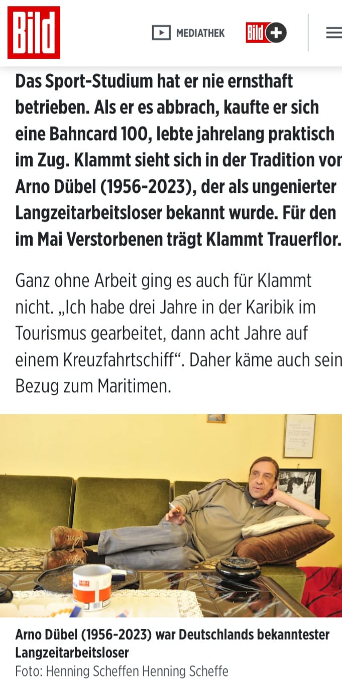 Der Kaleu in BILD ONLINE am 24.07.23. Ganzer Text bei Bild.de